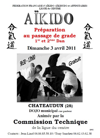 Préparation au 1er et 2eme DAN - Le 03 Avril 2011 à Chateaudun
