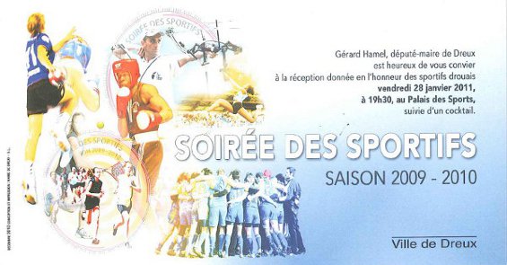 Soirée sportif 2009-2010 - Ville de Dreux
